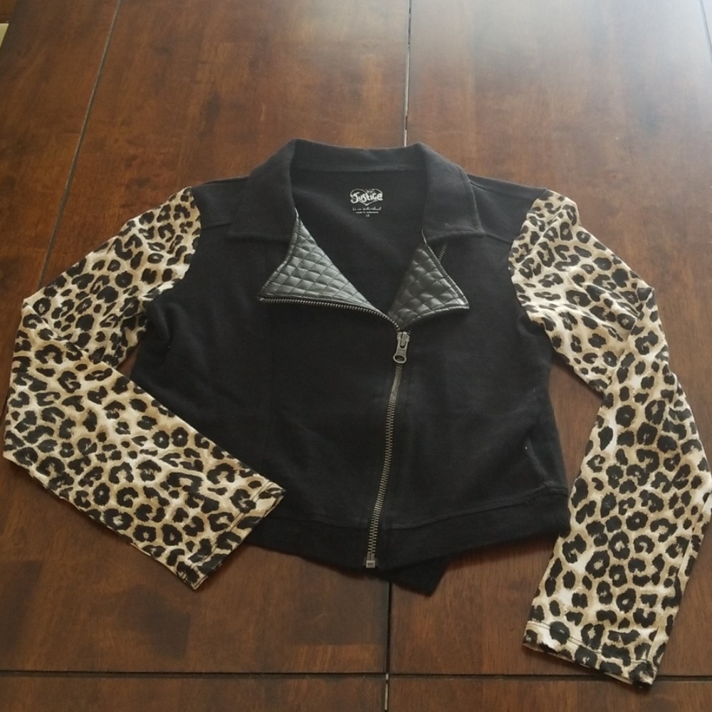 Justice fashion jacket, size 12